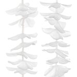 Ripustettava koriste kukkaköynnös valkoinen 180 cm