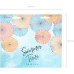 Decorative Rosettes Summer time, mix: 1pkt/6pc.