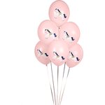 Balloons 30 cm, Little horse, Pastel Pale Pink 1pkt/6pc.