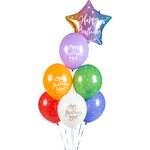 Ilmapallot 30 cm Happy Birthday To You, 6 kpl/pkt