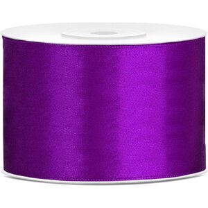 Satiininauha, violetti, 50 mm/25 m