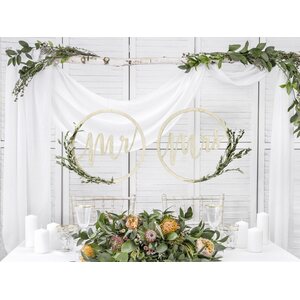 Hanging decoration Mr Mrs, 38cm 1ctn/10pkt 1pkt/2pc.