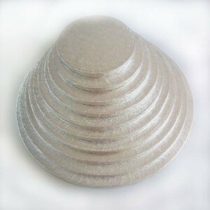 FunCakes FunCakes Cake Drum Round Ø30,5 cm - Silver