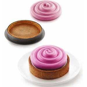 Silikomart silikonimuottisetti mini tarte twist 6 kpl/pkt