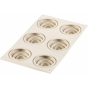 Silikomart silikonimuottisetti mini tarte twist 6 kpl/pkt