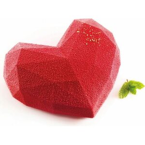 Silikomart silikonimuotti amore origami iso sydän