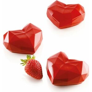 Silikomart silikonimuotti amore origami minisydän 6 koloa