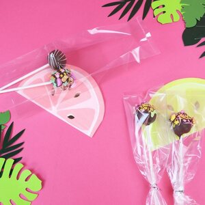 PME cake pop -kakkutikkaripussit hopeisilla sulkijoilla 25 kpl/pss