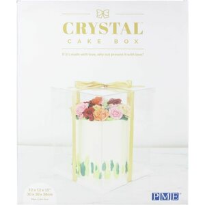 PME crystal läpinäkyvä kakkulaatikko 30 cm