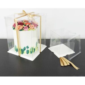 PME crystal läpinäkyvä kakkulaatikko 35 cm