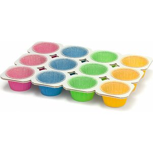 Decora Käyttövalmis muffinitarjotin 12 vuokaa 3 kpl/pkt