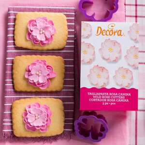Decora KIT 5 CUTTERS WILD ROSE