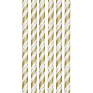 Paperipilli kultaiset raidat eco-flex® -teknologialla 24 kpl/pkt