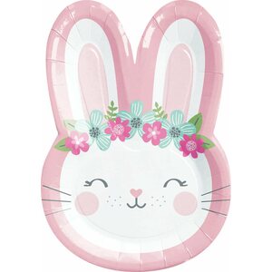 Birthday bunny muotopahvilautanen 15 x 21