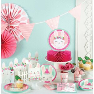 Birthday bunny pieni pahvilautanen 8 kpl/pkt