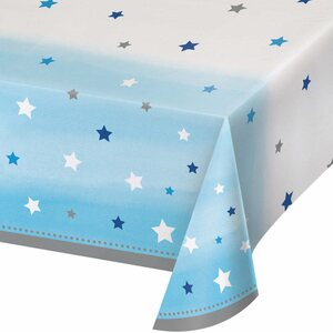 One little star boy plastic tablecover all over print