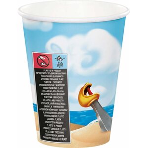 Merirosvo pahvimuki 266 ml 8 kpl/pkt