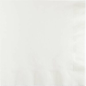 Suuri lautasliina valkoinen 40,6 x 40,6 cm 25 kpl/pkt