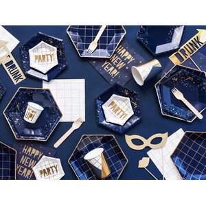 Photo props Let's Celebrate, mix, gold 1pkt/8pc.