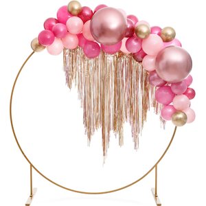 Round Glossy Balloon 60cm, rose gold