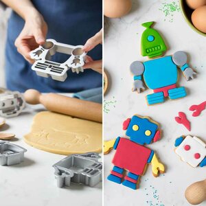 Decora keksimuottisetti robotit 4 kpl