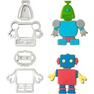 Decora keksimuottisetti robotit 4 kpl