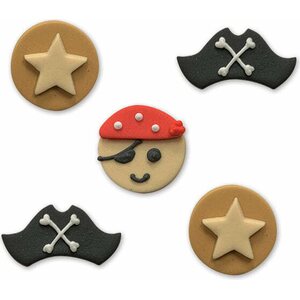 Ahoy! pirate mix sugarcraft toppers