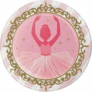 Twinkle toes paper dinner plates sturdy style