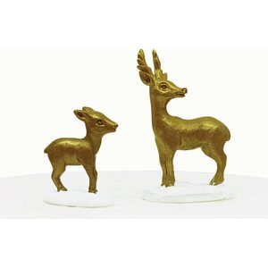 Christmas motto
*gold stag and baby resin cake topper set luxury