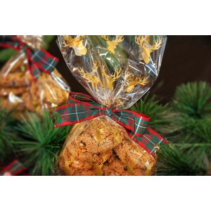 **gold stags cello bag with twist ties