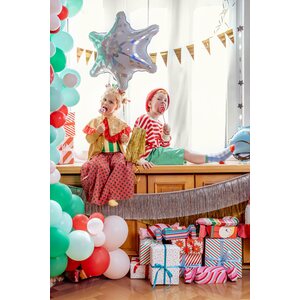 Foil balloon Snowflake, 64x66 cm, holographic