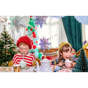Foil balloon Snowflake, 64x66 cm, holographic