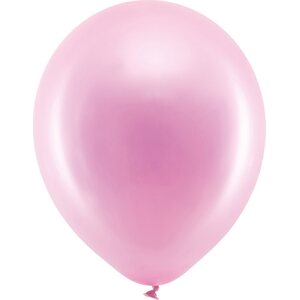 Rainbow Balloons 30cm metallic, pink