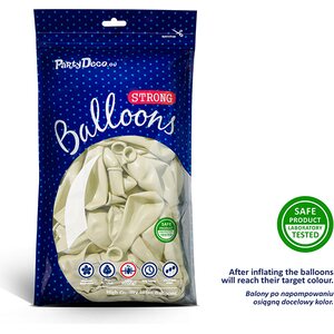 Strong Balloons 30 cm, Crystal Clear: 1pkt/100pc.