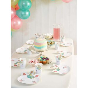 We heart unicorn shaped candles 5pk