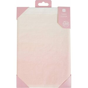 We heart pink paperinen pöytäliina (180 cm x 120 cm)