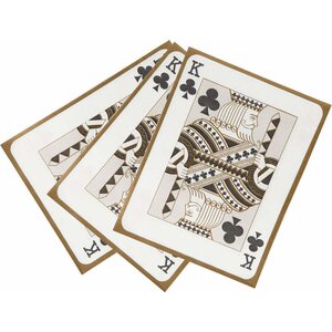 Luxe playing card napkin, 20 pack