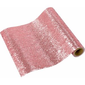 Luxe pink glitter table runner, 1.8m