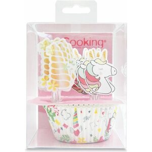 Scrapcooking ScrapCooking Baking Cups & Toppers Unicorn Set/24