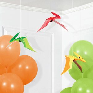 Dino party 3d ripustettava koriste pojille