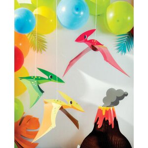 Dino party 3d ripustettava koriste pojille