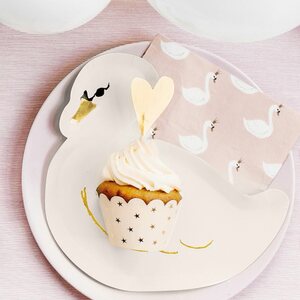 Muffinsikääre, vaalea persikka, 6 kpl/pkt