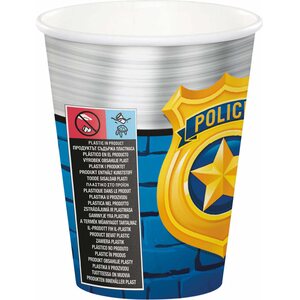 Police Party Paper Cups