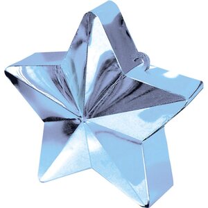 Balloon Weight Star Light Blue 150 g / 5.3 oz