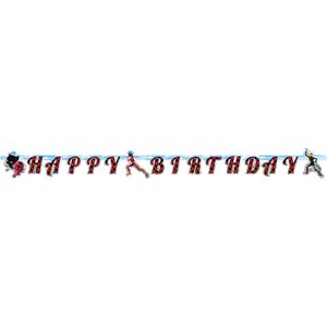 Miraculous Ladybug kirjainköynnös Happy Birthday 200 x 15 cm
