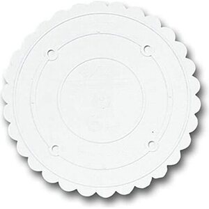 Wilton kerroskakkualusta, pyöreä piparireuna 25 cm