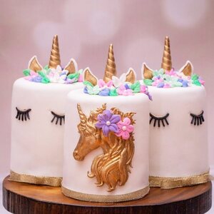 Katy Sue silikonimuotti mini unicorn  yksisarvismuotti