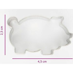 Keksimuotti possu 4,5 cm
