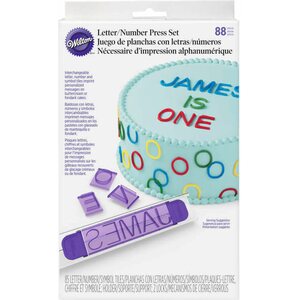 Wilton Numero- ja kirjainpainomuotit