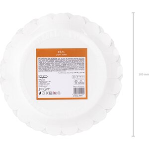 Pahvilautanen Aurinko 18 cm 6 kpl/pkt